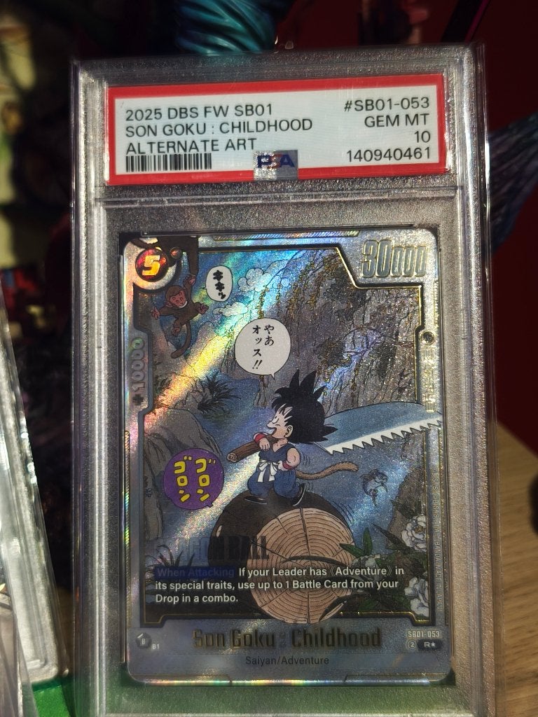 Son Goku Childhood Alternate Art R SB01-053 Fusion World, Ophalen of Verzenden, Nieuw, Speelkaart(en)