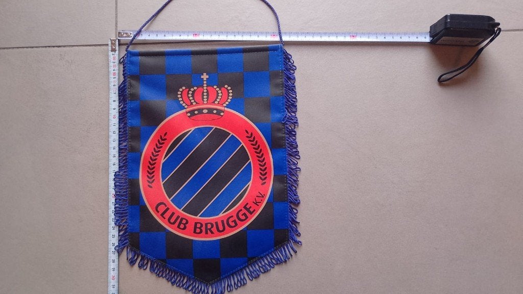 vaandel wimpel fanion club brugge vintage, Ophalen of Verzenden