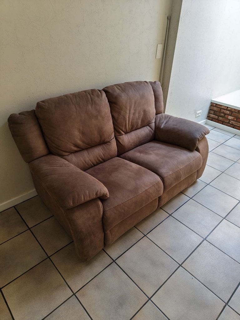 Stoffen zetel te koop, 75 à 100 cm, Tissus, Comme neuf, Enlèvement