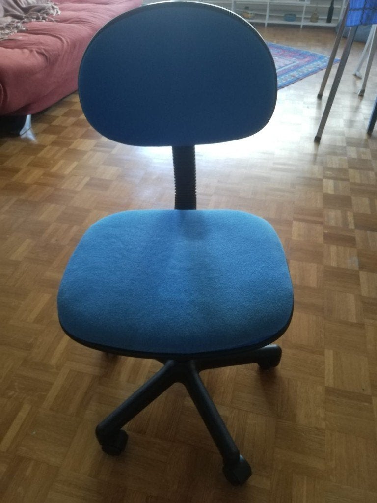 Bureaustoel voor kinderen, Maison & Meubles, Enlèvement, Utilisé, Bleu, Chaise de bureau