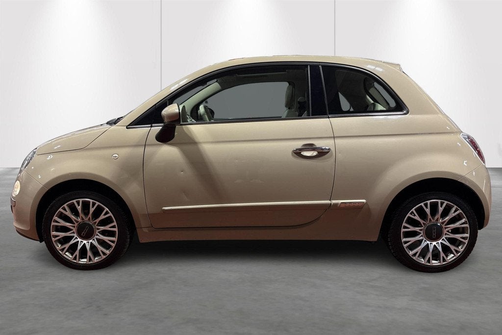 Fiat 500 Fiat 500 1.2 Benz - GLAZEN DAK + AIRCO, Auto's, Fiat, Voorwielaandrijving, Stof, Gebruikt, Emergency brake assist