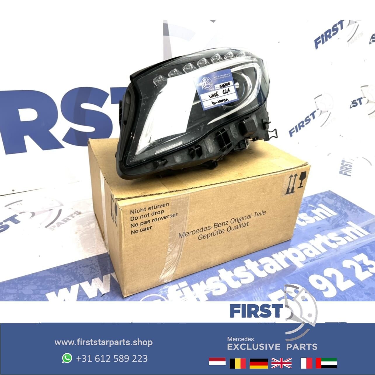 W156 GLA LED BI XENON KOPLAMP LINKS Mercedes ORIGINEEL 2013-, Gebruikt, -, Ophalen of Verzenden, -