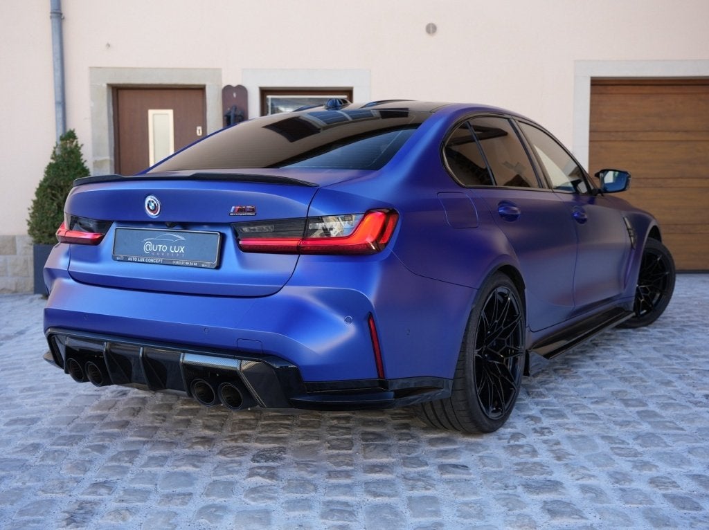 BMW M3 Competition xDrive M Perf./Échapp. CS/Carbone/Baquets, Cuir et Alcantara, Achat, 375 kW, Entreprise