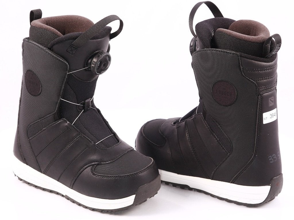 Chaussures de snowboard pour enfants 31;33 EU SALOMON LAUNCH, Envoi, Utilisé, Chaussures