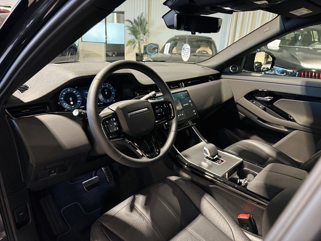 Land Rover Range Rover Evoque P200 AWD Carpathian Grijs, Auto's, Automaat, 4 cilinders, Leder, Bedrijf