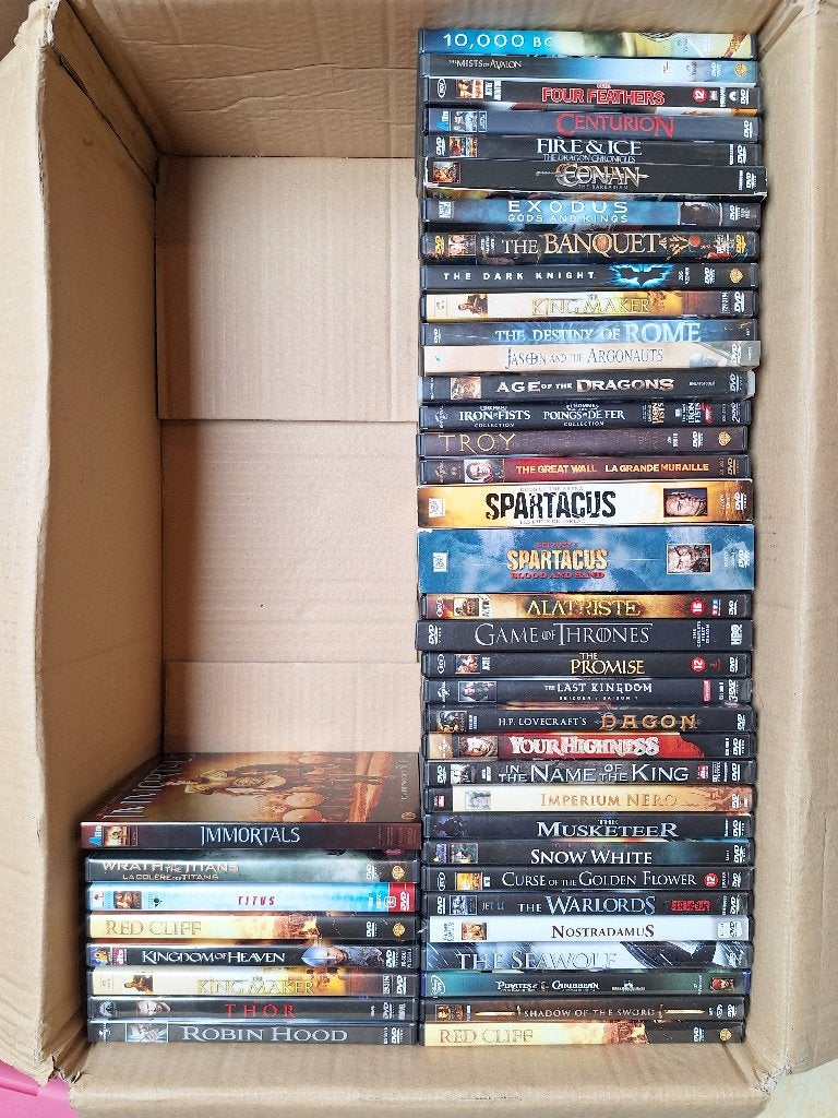 Lot van 58 DVD's - genre: actie & avontuur, Cd's en Dvd's, Vanaf 16 jaar, Ophalen of Verzenden, Zo goed als nieuw, Actie