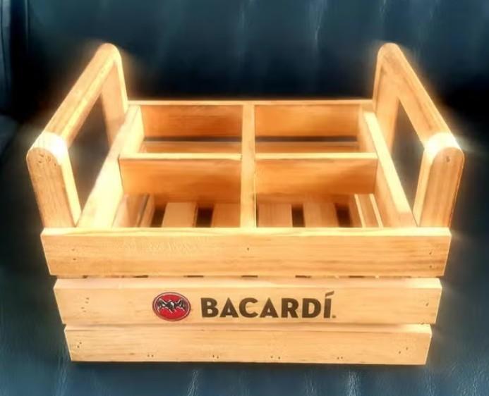 Houten kistje kratje - NIEUWstaat - KADOtip, Huis en Inrichting, Woonaccessoires | Kisten, Ophalen, Zo goed als nieuw