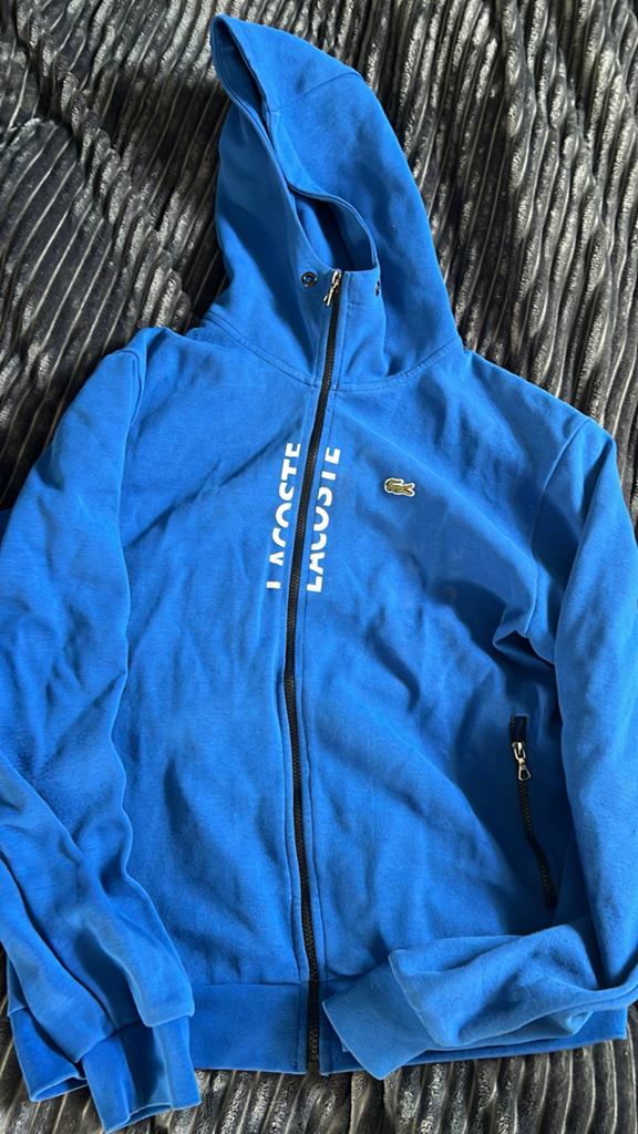 Hoodie met rits Lacoste, Kinderen en Baby's, Kinderkleding | Maat 176, Ophalen of Verzenden, Zo goed als nieuw