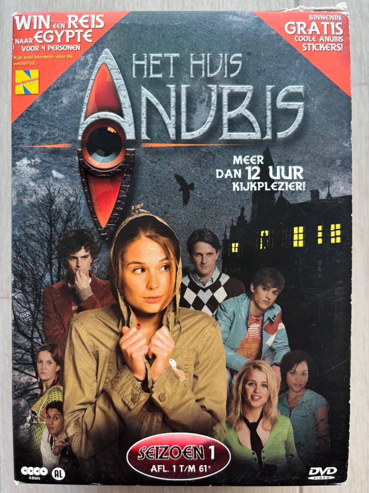 DVD box: Het Huis Anubis Seizoen 1 deel 1, Tous les âges, Comme neuf, Action et Aventure, Enlèvement ou Envoi