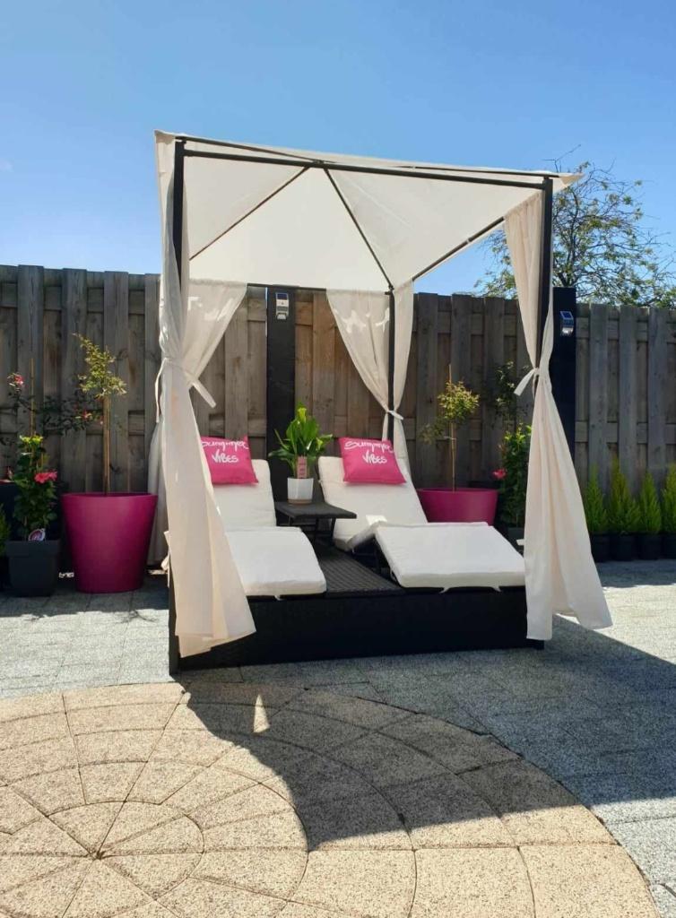 Lit de jardin, Jardin & Terrasse, Chaises longues, Neuf, Osier, Réglable, Enlèvement