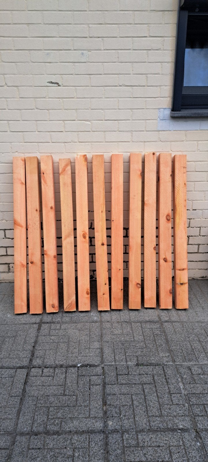 11 chevrons en sapin, Bricolage & Construction, Bois & Planches, Neuf, 50 mm ou plus, Moins de 200 cm, Enlèvement