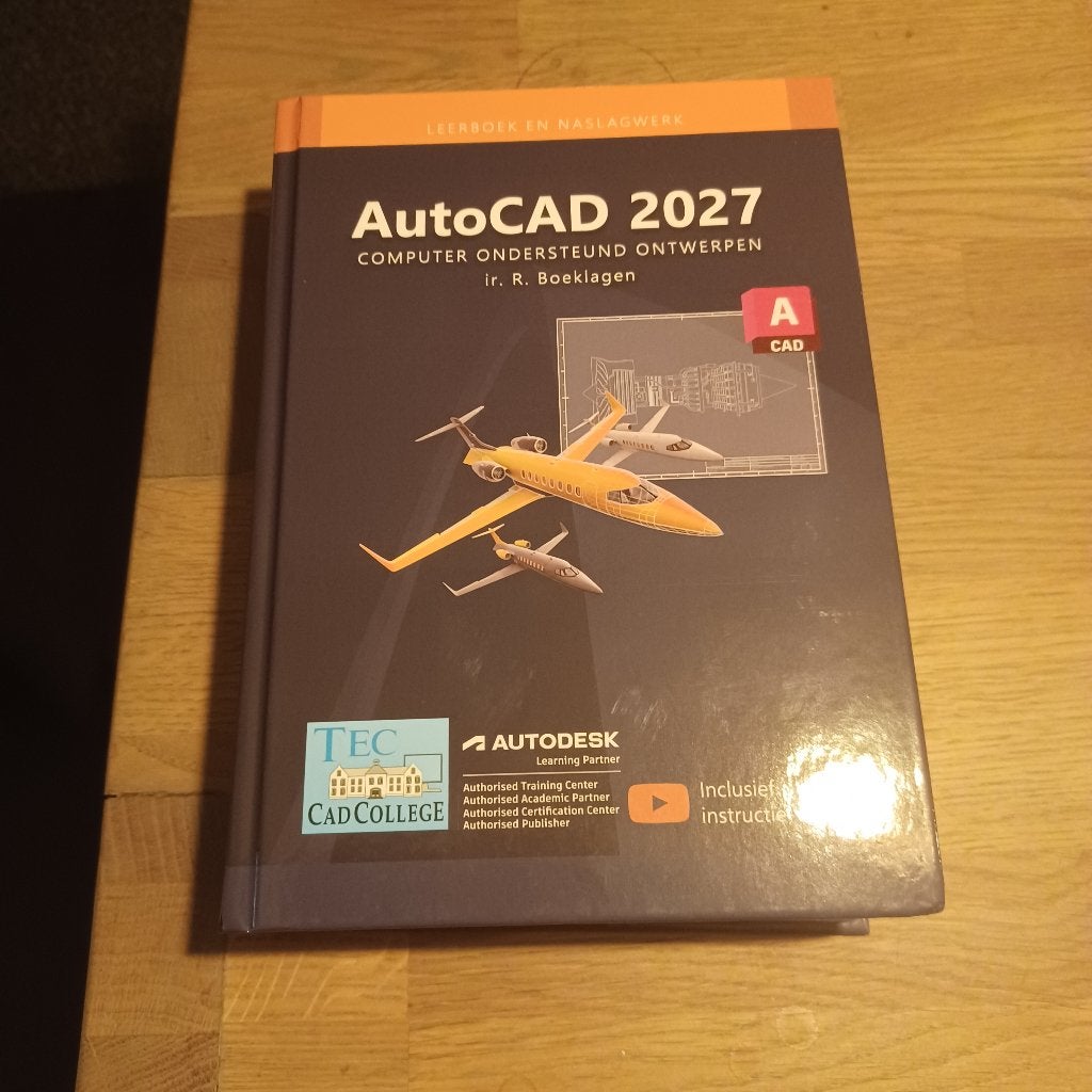 Boek AutoCAD 2027, Boeken, Ir. R. Boeklagen - CadCollege, Software, Nieuw, Ophalen of Verzenden