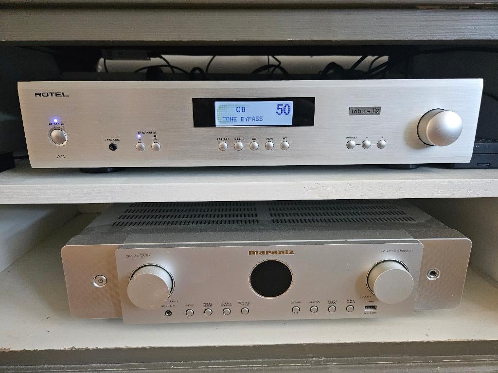 Rotel A11 Tribute, Audio, Tv en Foto, Zo goed als nieuw, 60 tot 120 watt, Stereo, Ophalen