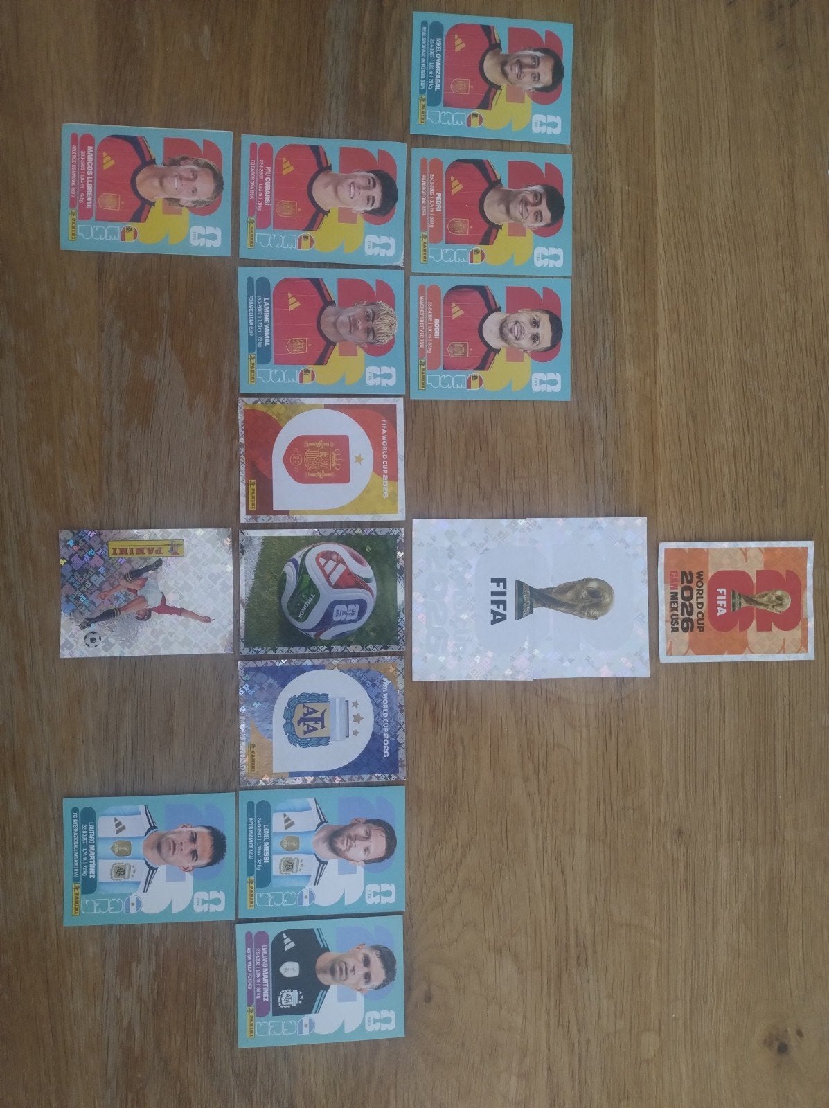 Autocollant Panini 2026 Messi Yamal Espagne Argentine+ livre, Enlèvement ou Envoi