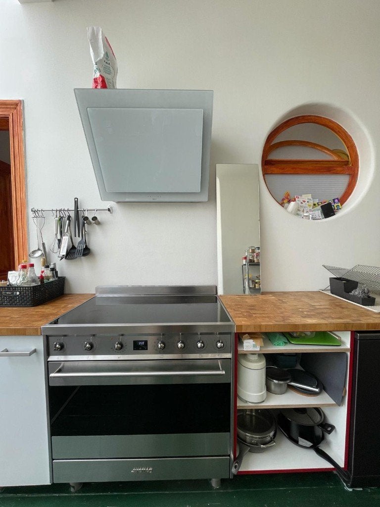 Smeg inductie + grote multifunctionele oven, Elektronische apparatuur, Fornuizen, Ophalen, Gebruikt, 60 cm of meer, Inductie