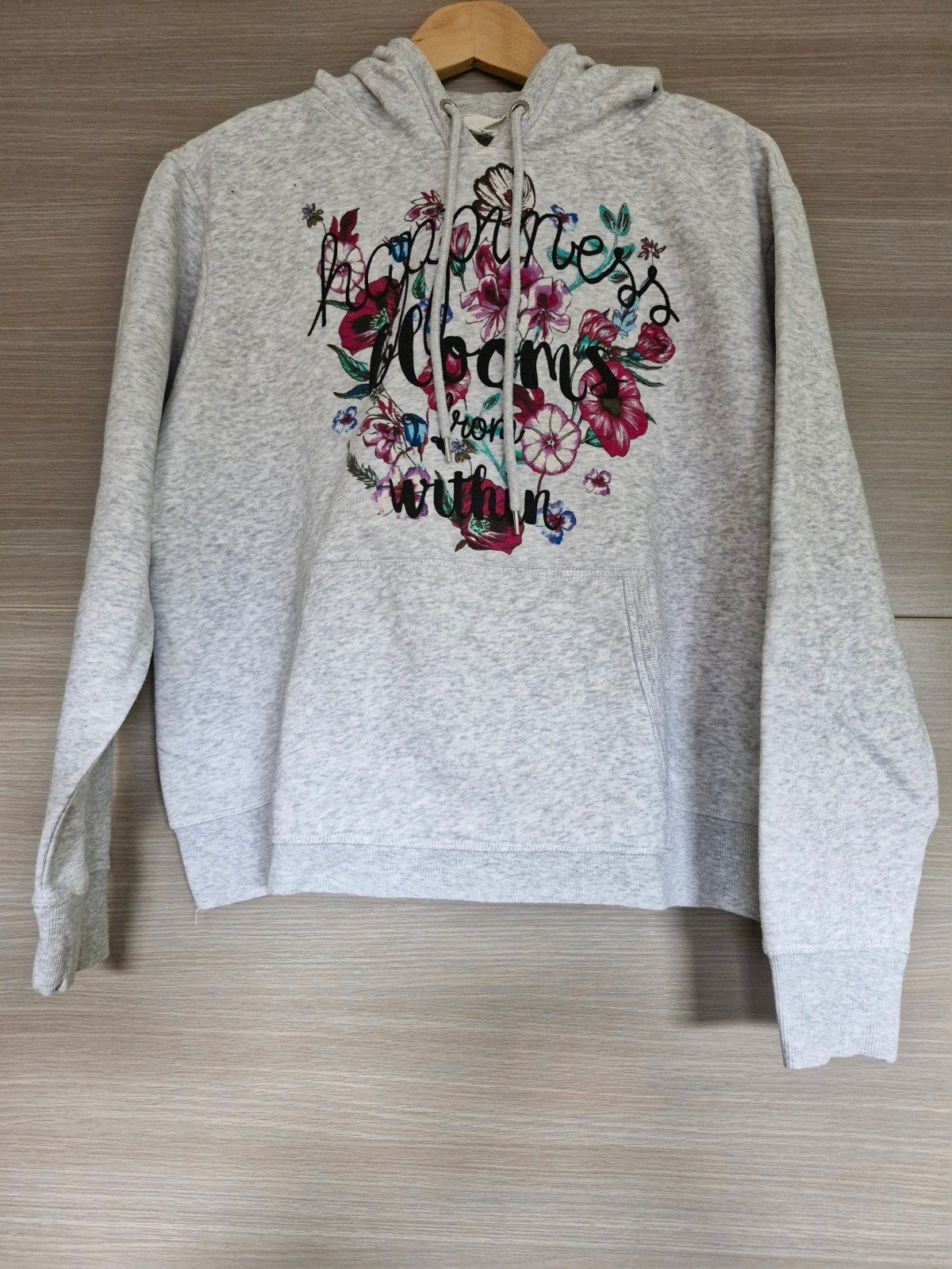 Sweater met capuchon H&M,maat M, Maat 38/40 (M), H&M, Ophalen of Verzenden, Grijs