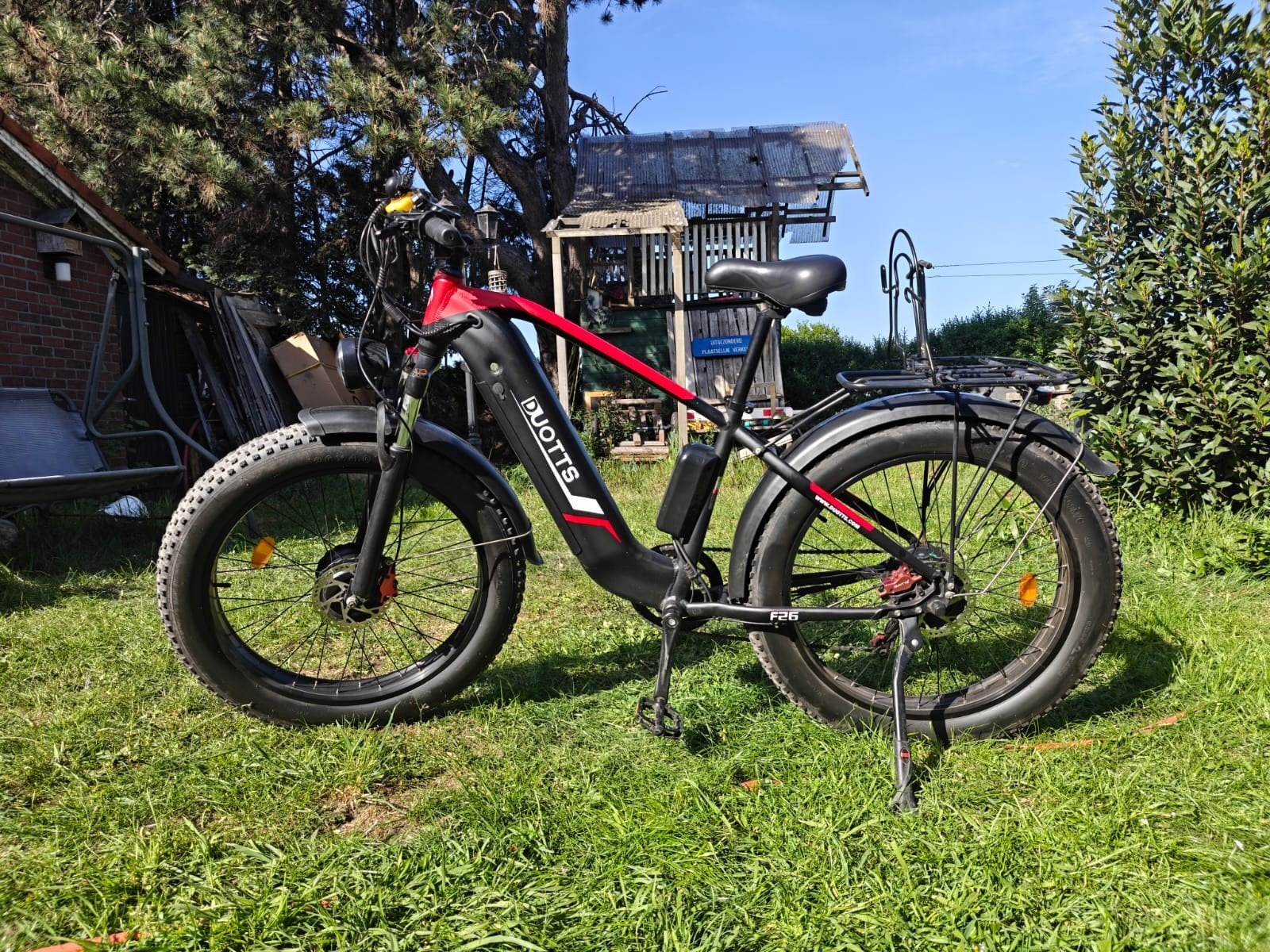 Fatbike duotts dual motor, Ophalen