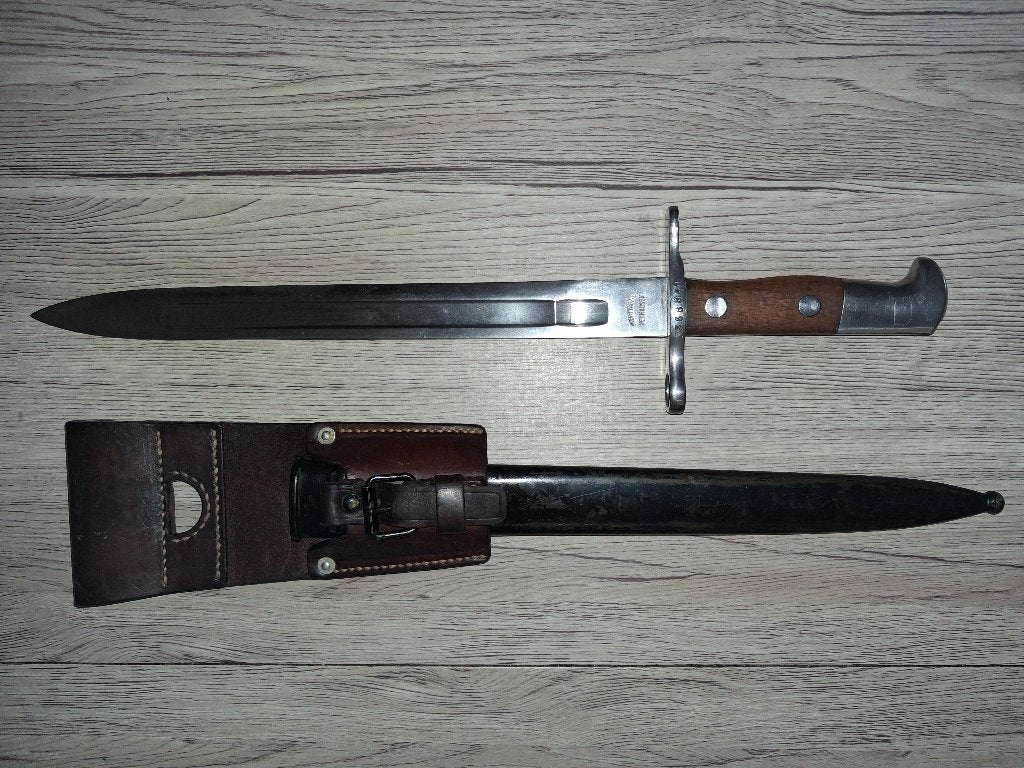 Baïonnette Suisse., Collections, Objets militaires | Général, Enlèvement, Armée de terre, Couteau ou Poignard