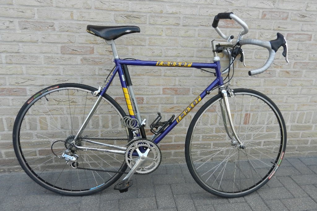 Koersfiets Moser, 28 inch, Gebruikt, Velgrem, 15 tot 20 versnellingen
