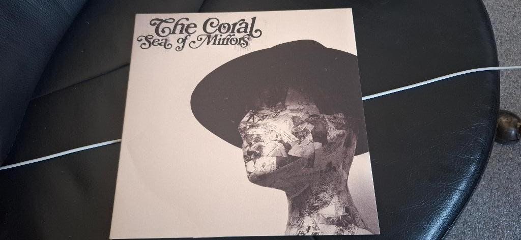 The Coral - Sea Of Mirrors LP Autographed Art Print ZELDZAAM, Cd's en Dvd's, Vinyl | Rock, LP, Ophalen of Verzenden, Zo goed als nieuw
