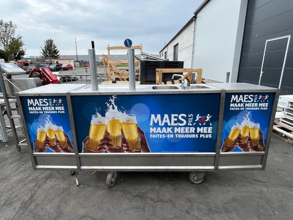Chariot pompes bière mobile, Enlèvement, Utilisé