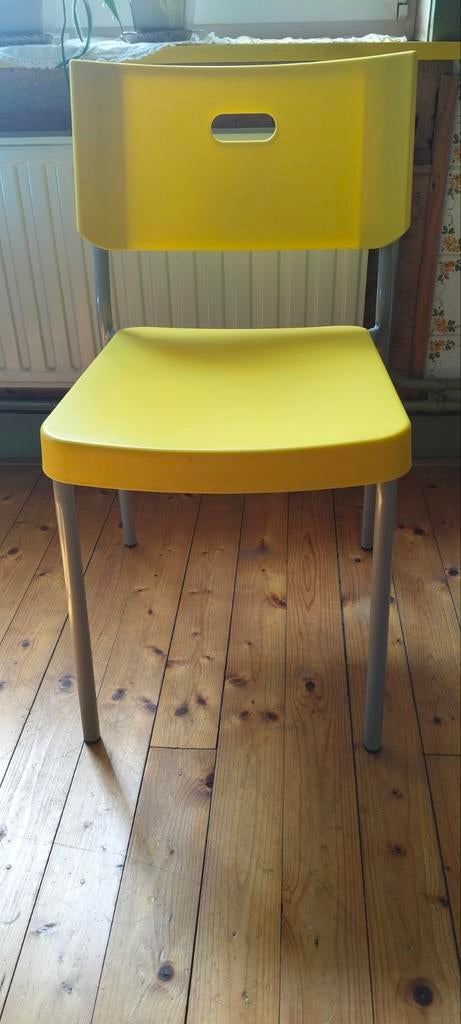 Vintage Ikea stoel, Maison & Meubles, Chaises, Autres couleurs, Métal, Enlèvement, Utilisé