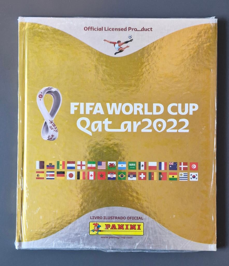 Panini Qatar 2022 Gold Hardcover, Ophalen of Verzenden, Nieuw, Meerdere stickers