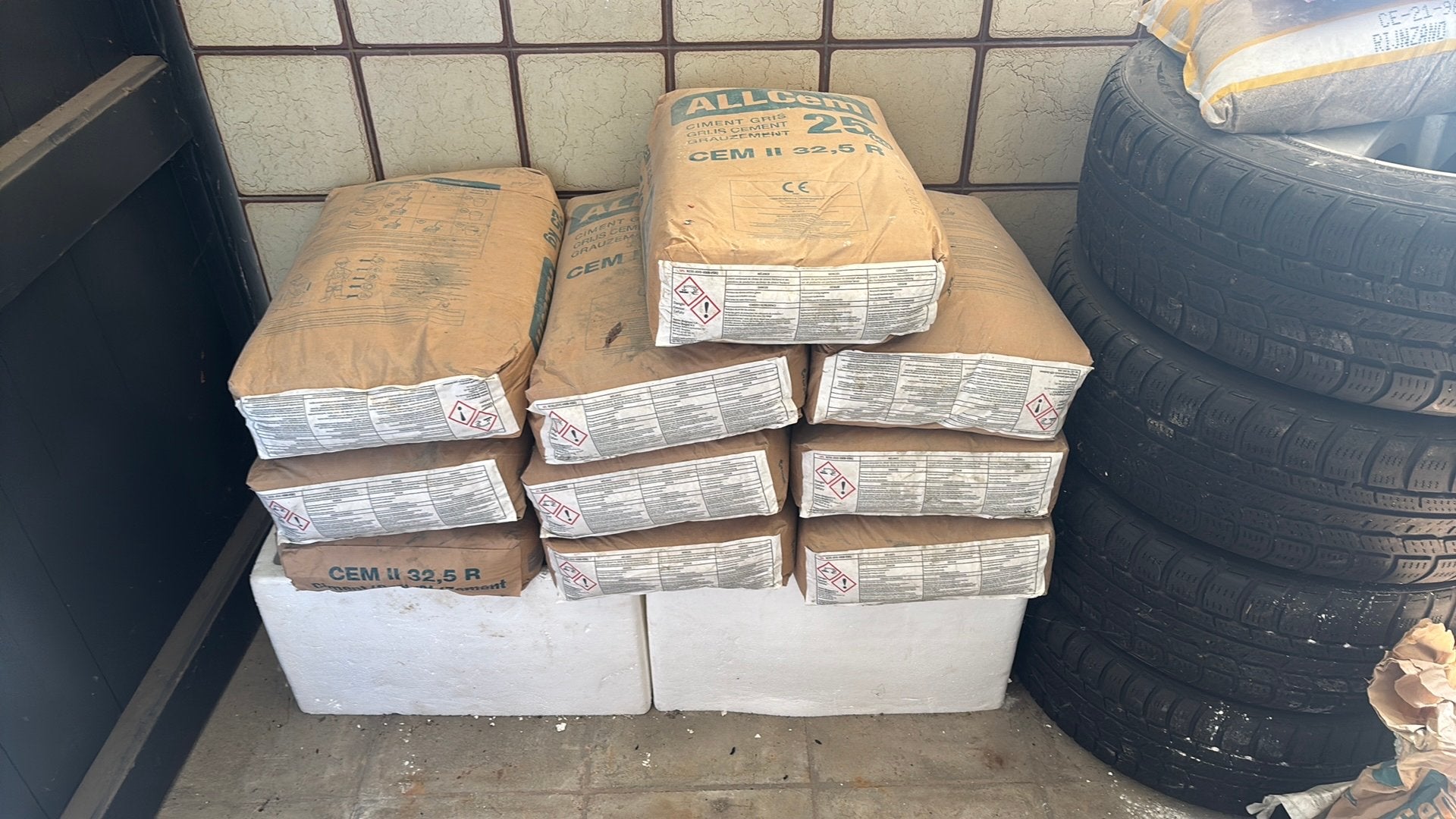Alcem 250kg cement, Doe-het-zelf en Bouw, Tegels, Ophalen, Nieuw