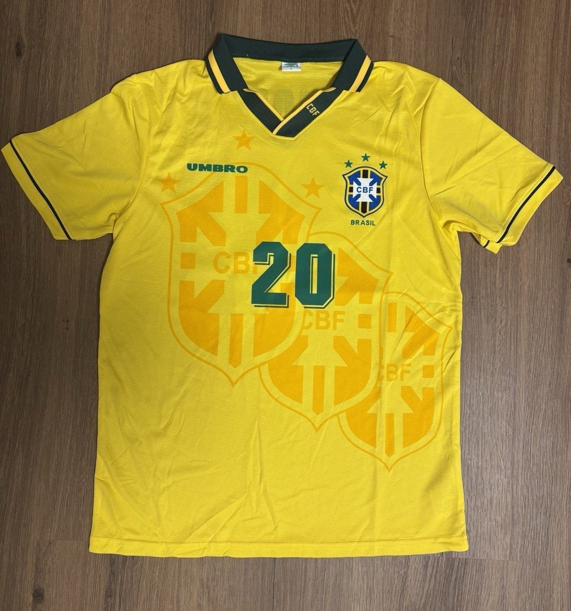 Brazilië Ronaldo Voetbalshirt Origineel WorldCup Finale 1994, Ophalen of Verzenden