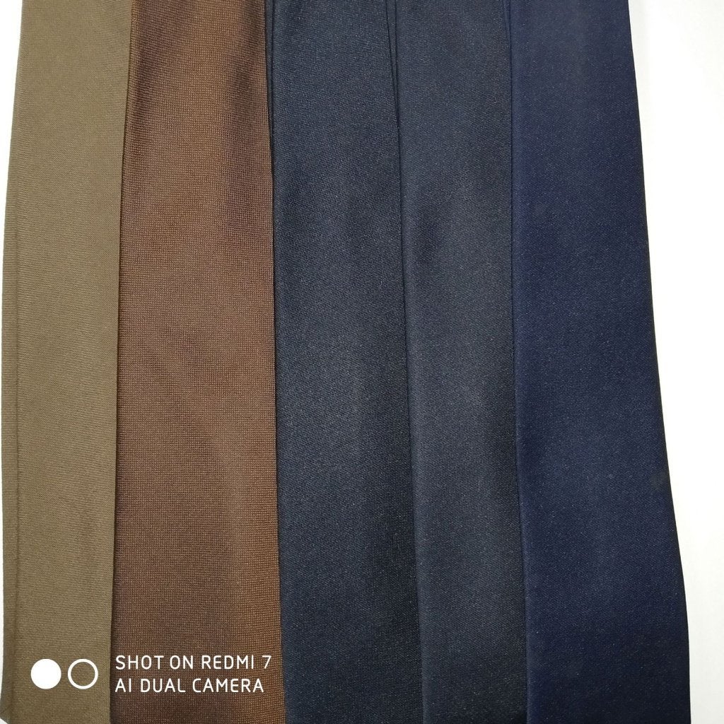 Lot de 5 cravates unies., Enlèvement ou Envoi, Porté, Autres couleurs, Uni