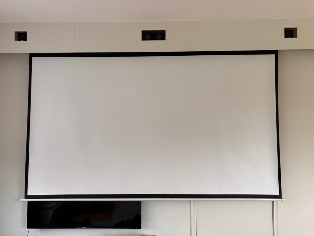 écran deroulant pour projecteur electrique comme neuf, Enlèvement, Comme neuf