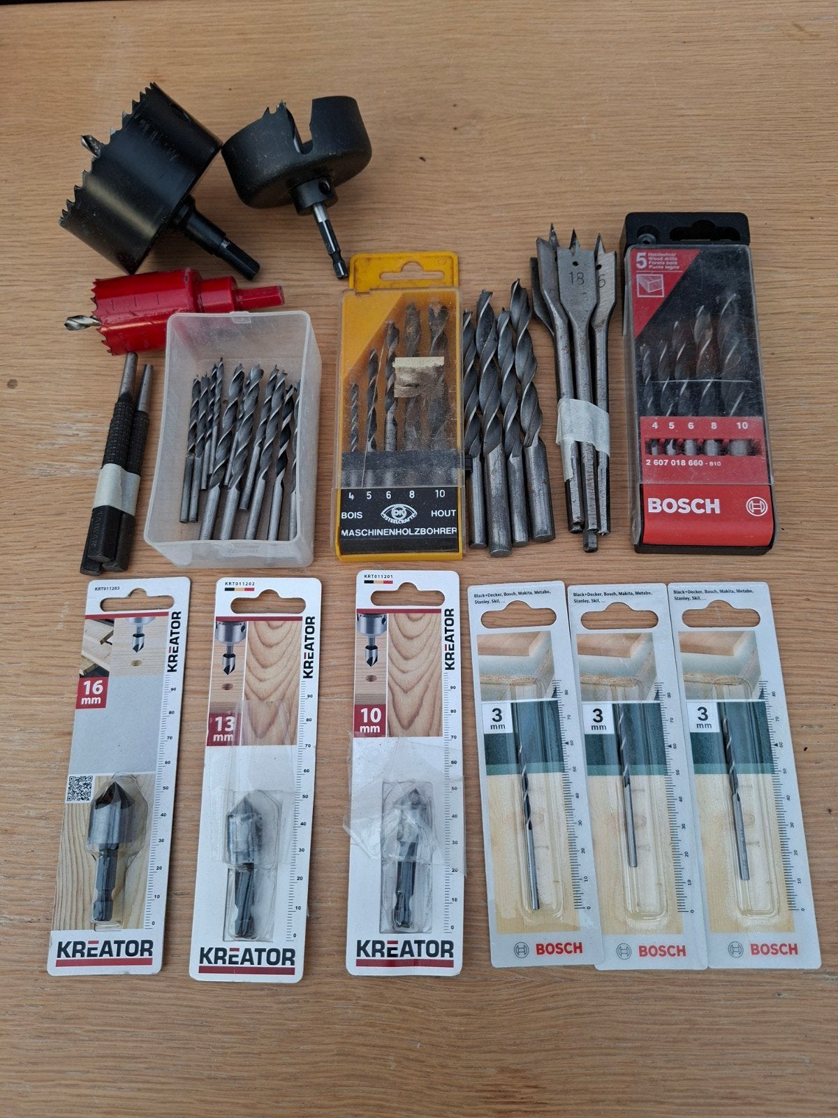 Lot Houtboren, houtfrezen en dergelijke, Bricolage & Construction, Enlèvement