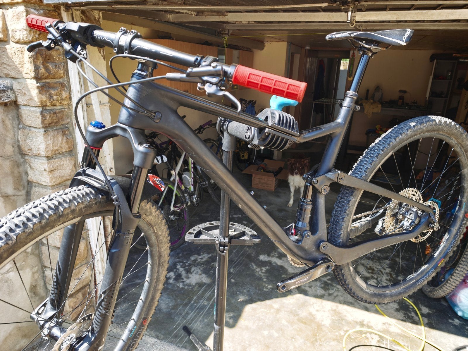 VTT full suspendu carbone. taille M. bon état., Autres marques, Enlèvement, Hommes, Frein à disque