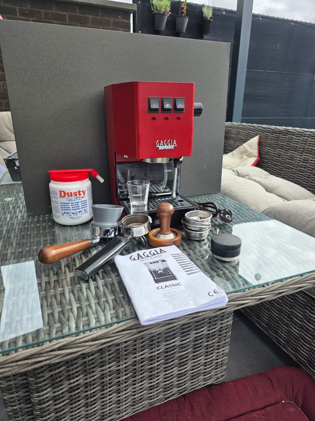 Gaggia classic, Enlèvement