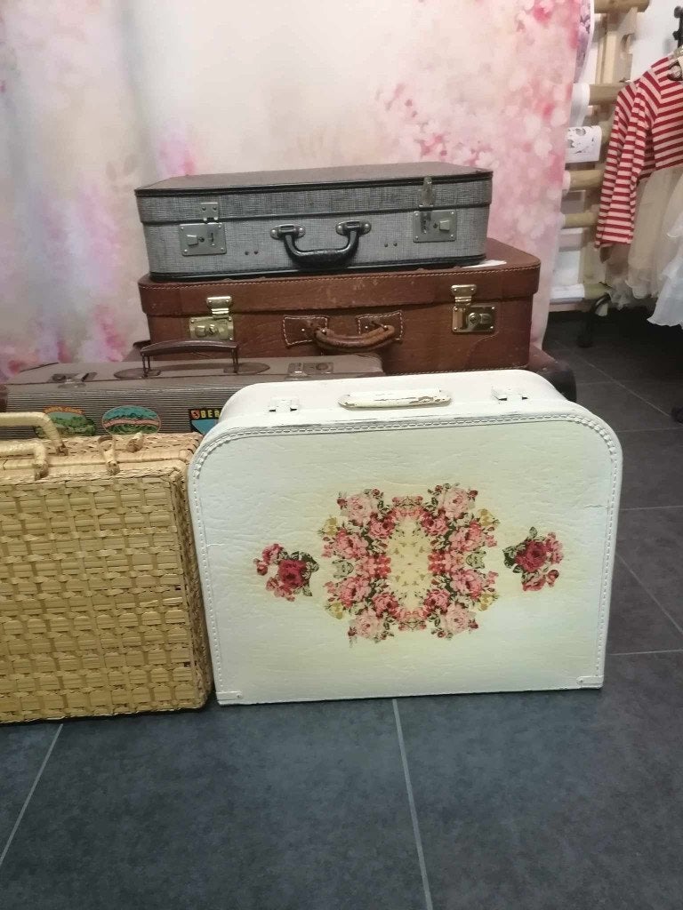 retro koffers, Handtassen en Accessoires, Ophalen, Gebruikt, Hard kunststof