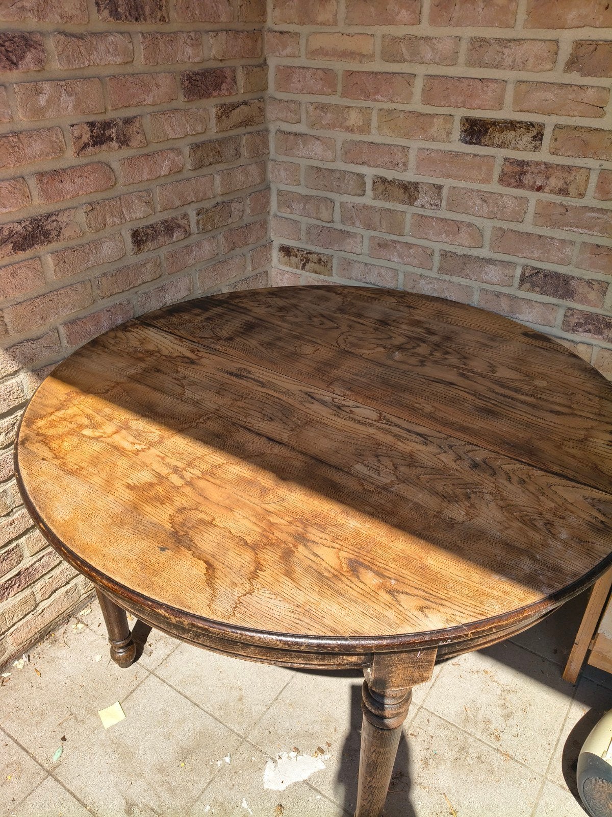 tafel handgemaakt, Ophalen