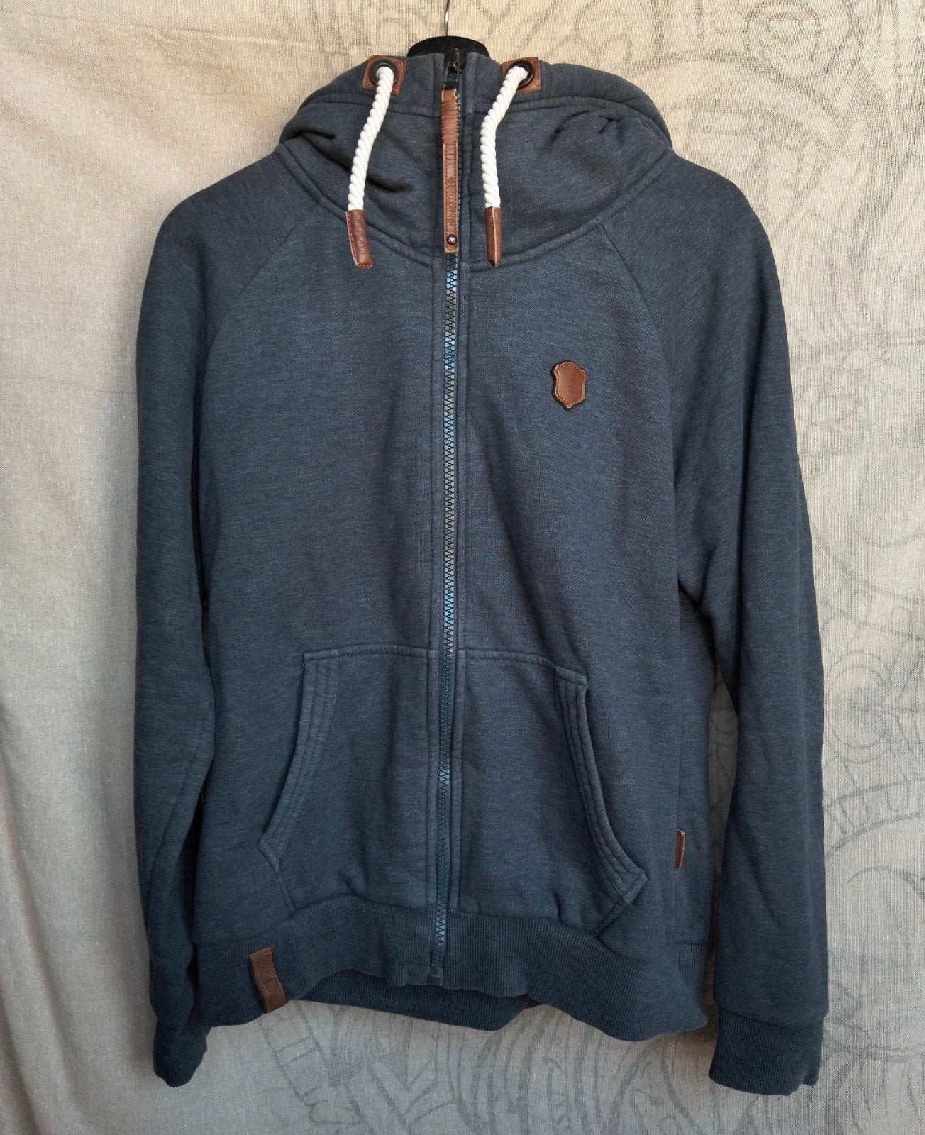 Naketano vest trui blauw met ritssluiting, Kleding | Dames, Truien en Vesten, Naketano, Ophalen, Zo goed als nieuw, Blauw