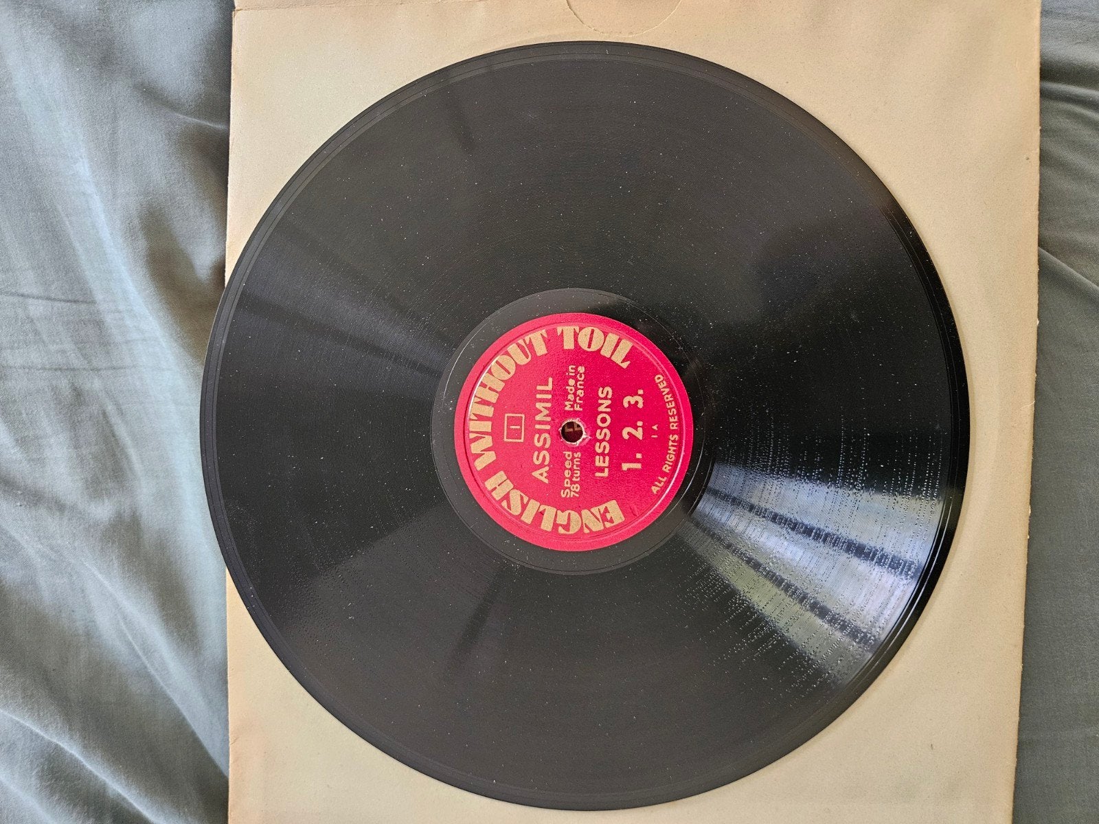 22 disques 78 tours assimil, Enlèvement, Coffret