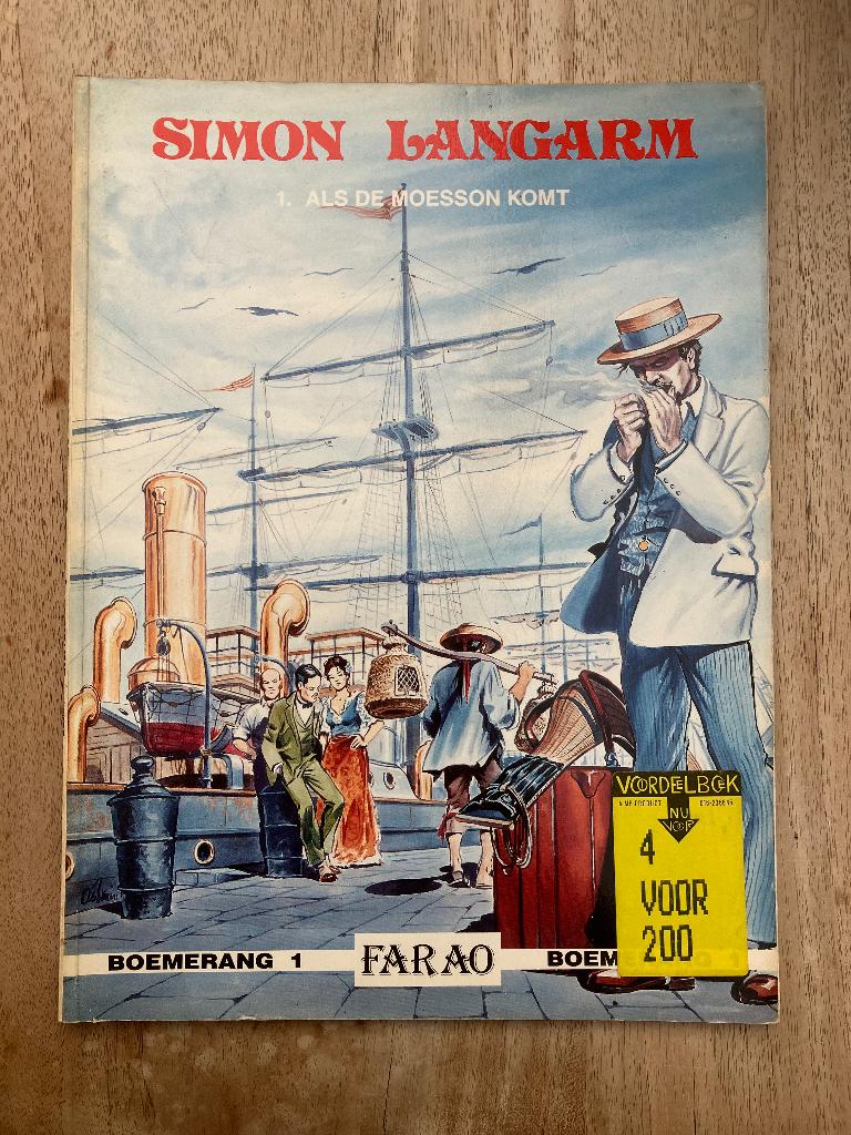 Collectie Boemerang - 1 - Simon Langarm, Eén stripboek, Ophalen of Verzenden, Gelezen