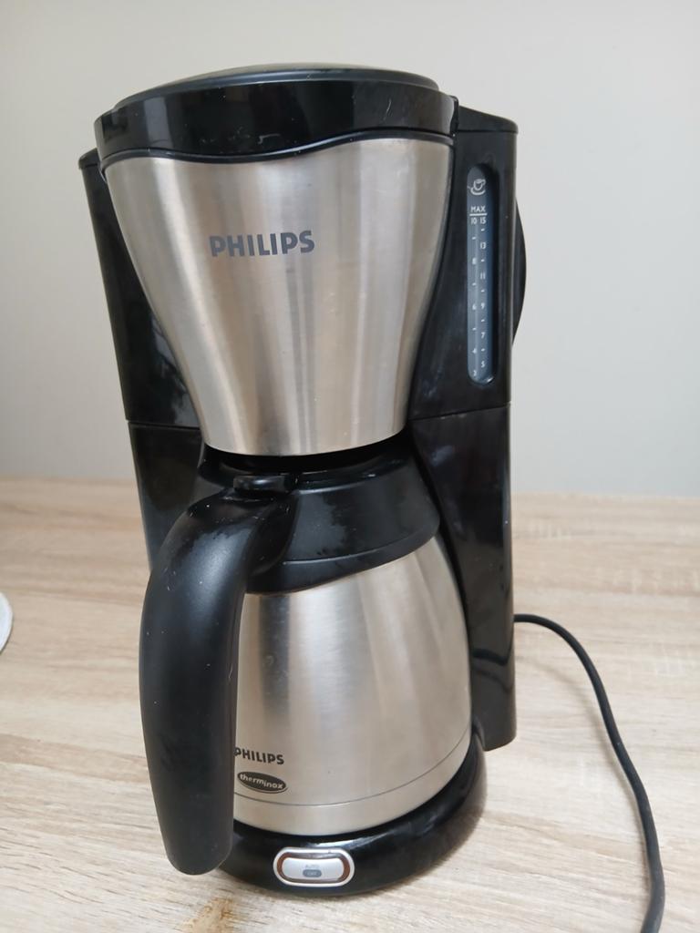 Koffiezet met thermos, Ophalen