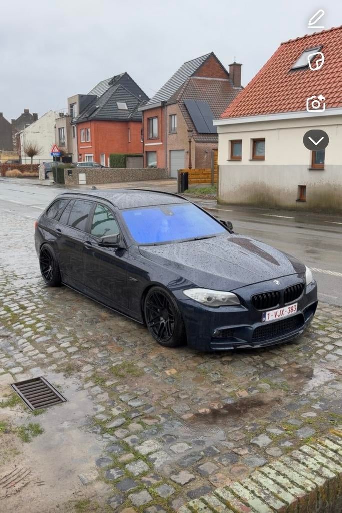 bmw 535d lichte vracht, Auto's, BMW, Automaat, Euro 5, Zwart, Blauw