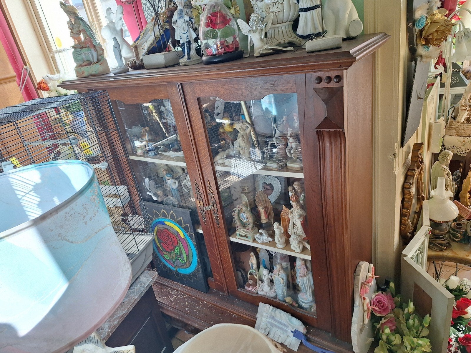 vitrine, Enlèvement