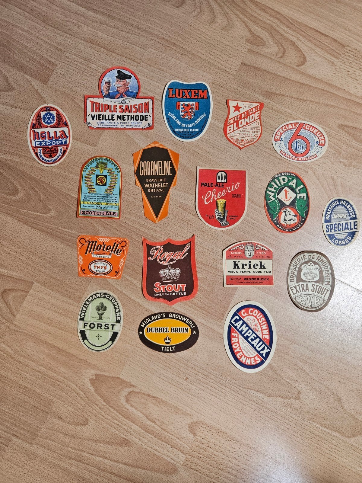 anciennes étiquettes de bière, faites votre choix et faites, Collections, Enlèvement ou Envoi