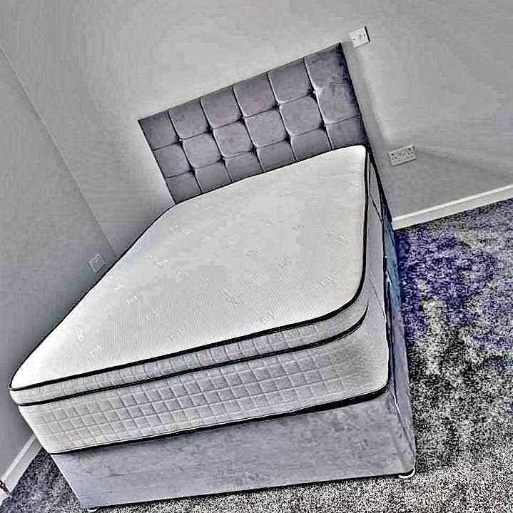 Nouveau lit + matelas — Toutes les tailles, Envoi, Neuf, Deux personnes, Autres couleurs