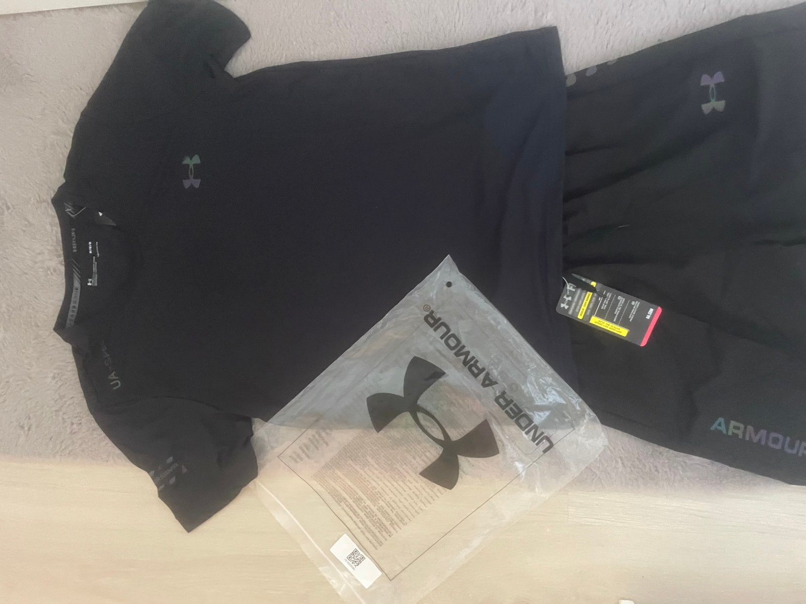 Under Armour zwarte M-set, Kleding | Heren, T-shirts, Verzenden, Zo goed als nieuw, Zwart