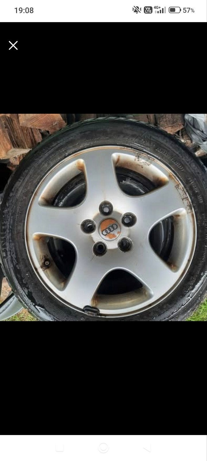 Jantes Audi, Autos : Pièces & Accessoires, Pneus & Jantes, Enlèvement, Jante(s)