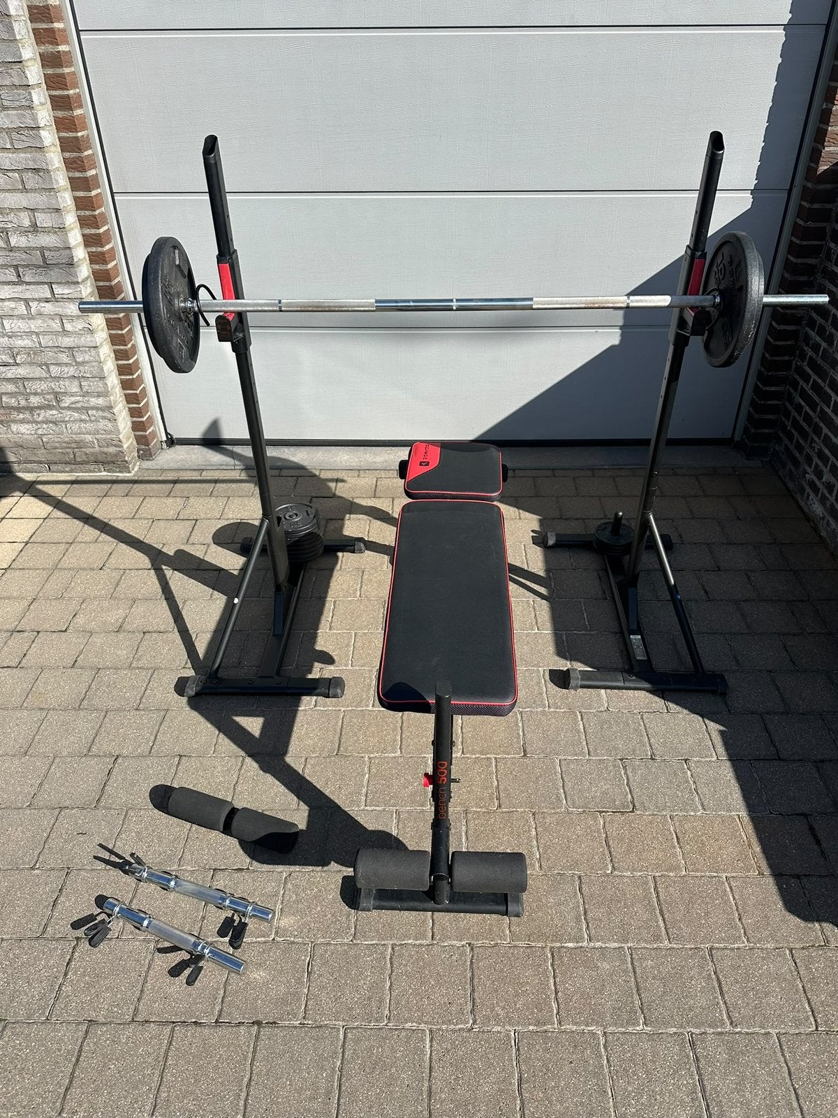 Bench press, Sport en Fitness, Ophalen, Zo goed als nieuw, Fitnessbank