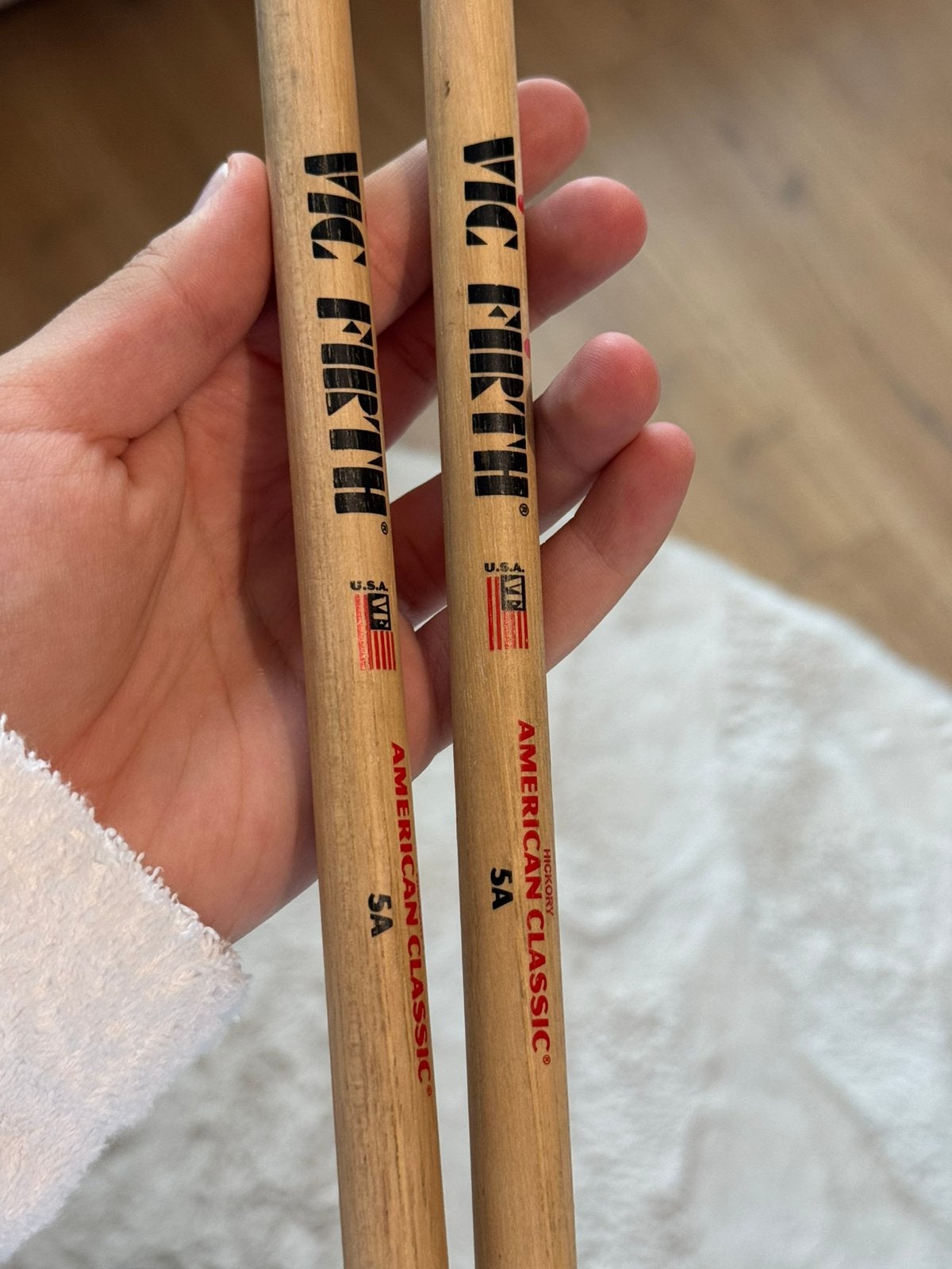 Vic Firth American Classic 5A Drumsticks, Musique & Instruments, Batteries & Percussions, Enlèvement, Neuf