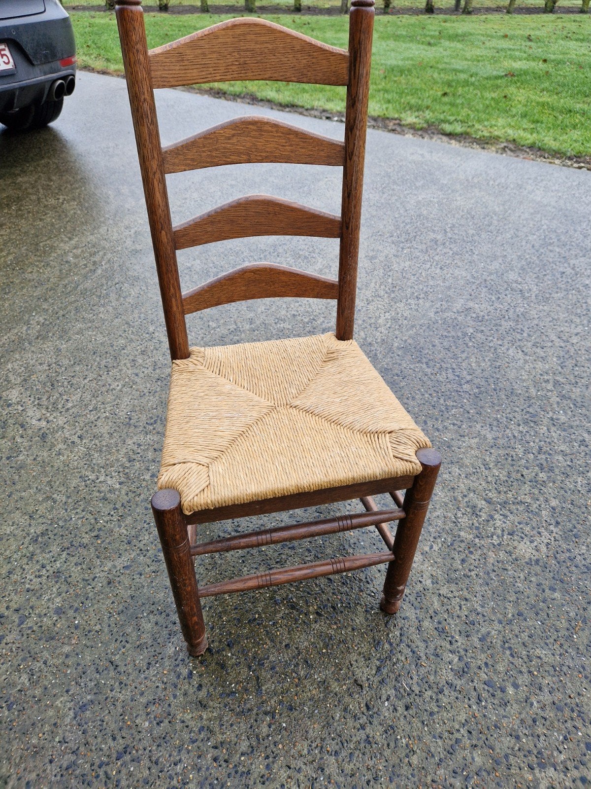 Mooie eiken stoelen., Huis en Inrichting, Stoelen, Ophalen