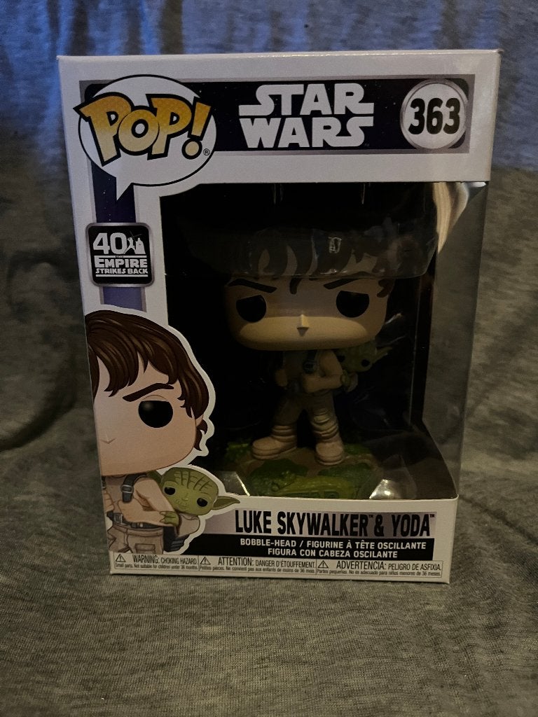 20. Funko Pop! Star Wars - Luke Skywalker & Yoda, Verzamelen, Ophalen of Verzenden, Zo goed als nieuw, Beeldje of Buste